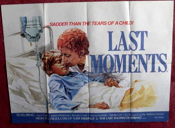 LAST MOMENTS: UK Quad Film Poster LAST MOMENTS: UK Quad Film Poster