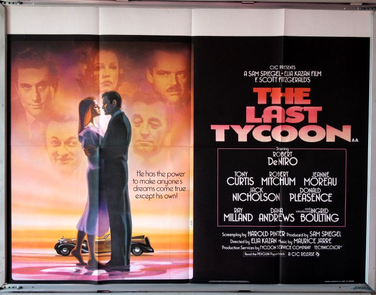 Cinema Poster: LAST TYCOON, THE 1976 (Quad) Robert De Niro Robert Mitchum 