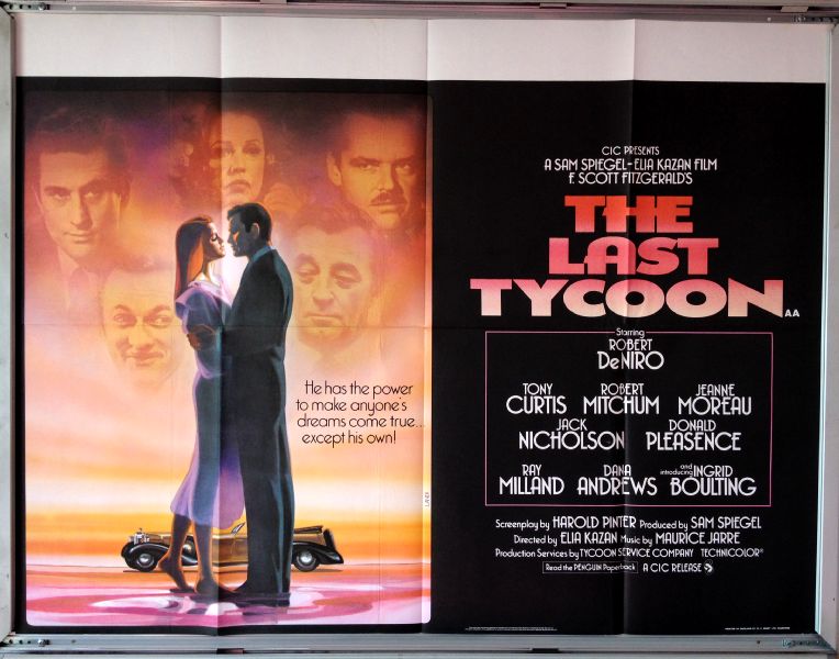Cinema Poster: LAST TYCOON, THE 1976 (Quad) Robert De Niro Robert Mitchum Cinema Poster: LAST TYCOON, THE 1976 (Quad) Robert De Niro Robert Mitchum