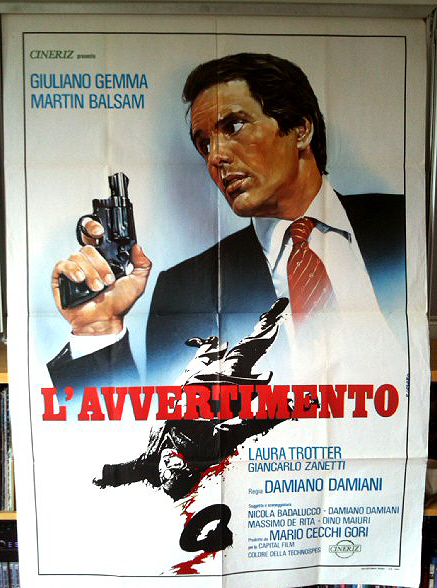 Cinema Poster: L'AVVERTIMENTO aka The Warning 1980 (Italian) Martin Balsam