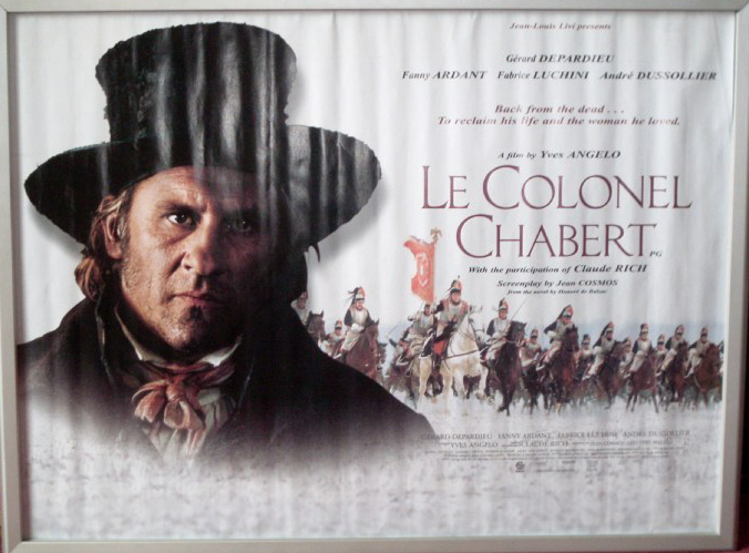 LE COLONEL CHABERT: UK Quad Film Poster LE COLONEL CHABERT: UK Quad Film Poster