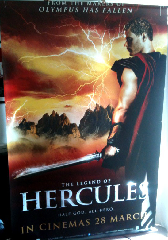 LEGEND OF HERCULES, THE: UK Cinema Banner LEGEND OF HERCULES, THE: UK Cinema Banner