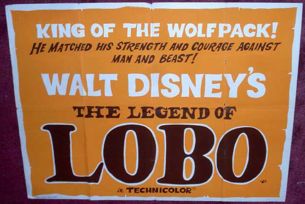 LEGEND OF LOBO, THE: UK Quad Film Poster