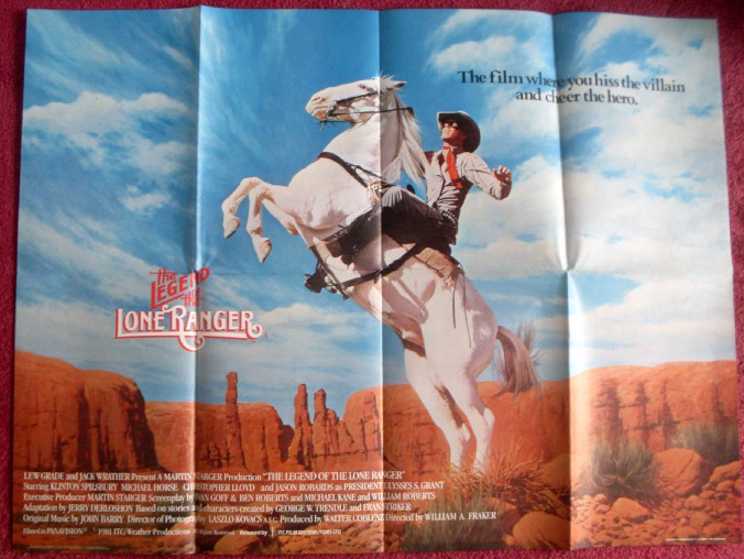 LEGEND OF THE LONE RANGER, THE: UK Quad Film Poster LEGEND OF THE LONE RANGER, THE: UK Quad Film Poster