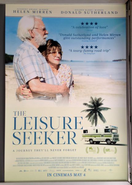 Cinema Poster: LEISURE SEEKER, THE 2018 (One Sheet) Donald Sutherland Cinema Poster: LEISURE SEEKER, THE 2018 (One Sheet) Donald Sutherland