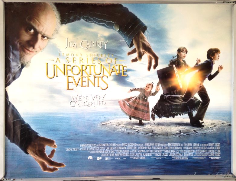 Cinema Poster: LEMONY SNICKET'S A SERIES OF UNFORTUNATE EVENTS 2004 (Quad) Cinema Poster: LEMONY SNICKET'S A SERIES OF UNFORTUNATE EVENTS 2004 (Quad)