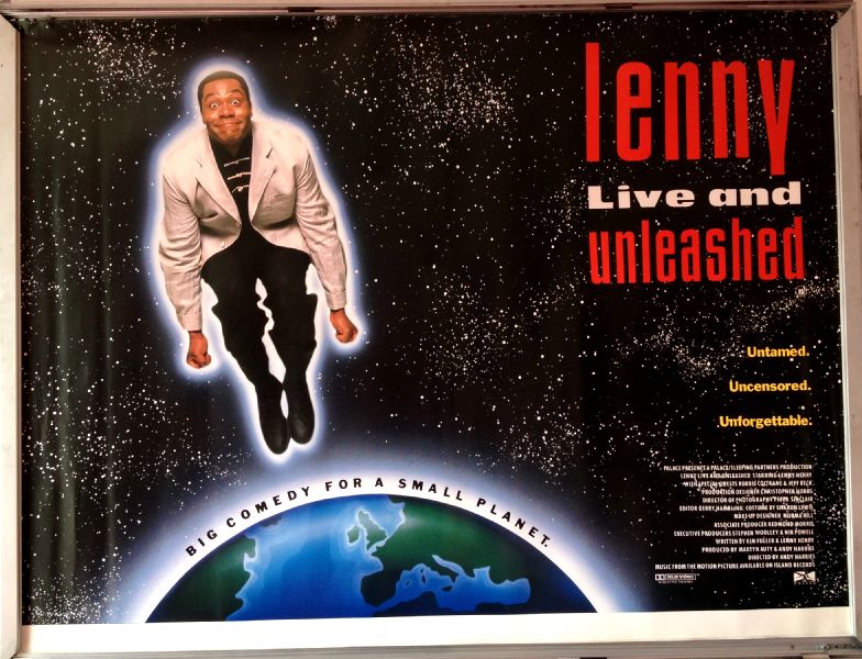 Cinema Poster: LENNY LIVE AND UNLEASHED 1989 (Quad) Lenny Henry Robbie Coltrane Cinema Poster: LENNY LIVE AND UNLEASHED 1989 (Quad) Lenny Henry Robbie Coltrane