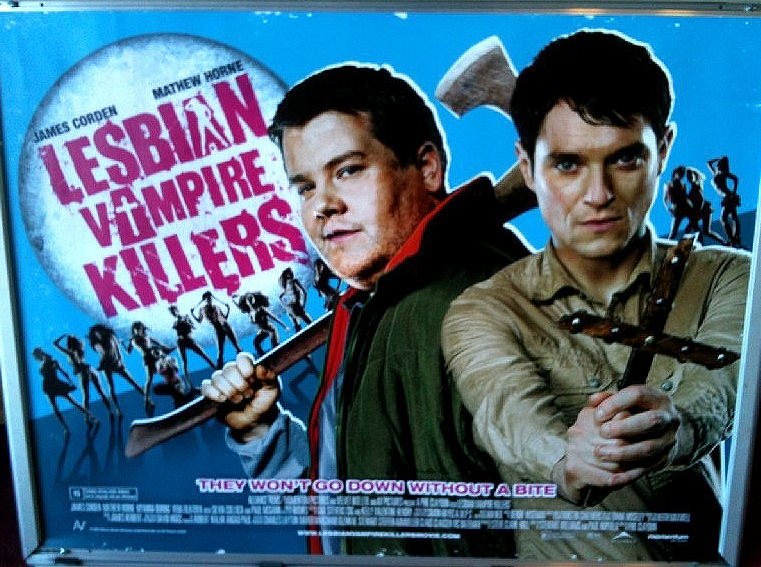 LESBIAN VAMPIRE KILLERS: Main UK Quad Film Poster LESBIAN VAMPIRE KILLERS: Main UK Quad Film Poster