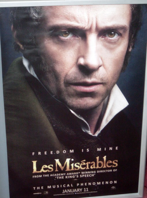 LES MISERABLES: Jean Valjean One Sheet Film Poster LES MISERABLES: Jean Valjean One Sheet Film Poster