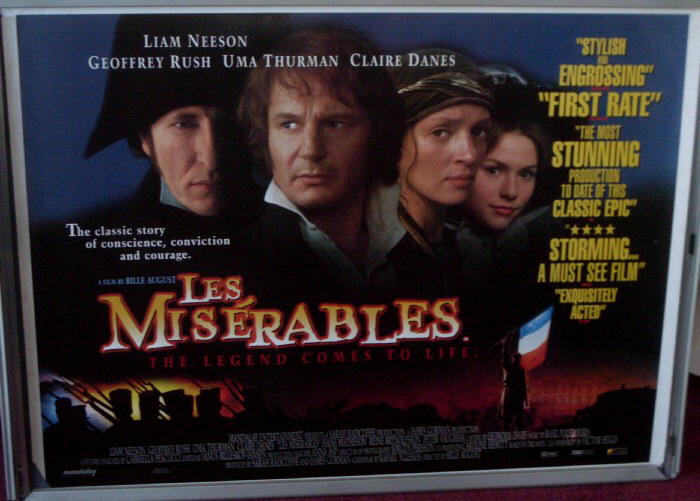 LES MISERABLES: Main UK Quad Film Poster