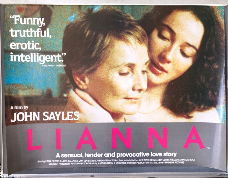 Cinema Poster: LIANNA 1983 (Quad) John Sayles Linda Griffiths Jane Hallaren Jon DeVries Cinema Poster: LIANNA 1983 (Quad) John Sayles Linda Griffiths Jane Hallaren Jon DeVries