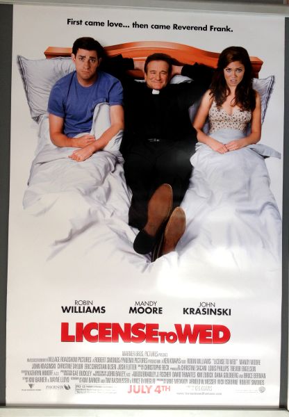 Cinema Poster: LICENCE TO WED 2007 (One Sheet) Robin Williams Mandy Moore