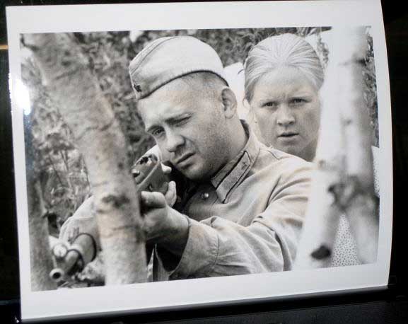 LIFE OF PRIVATE IVAN CHONKIN: Publicity Still Pointing Gun 