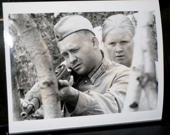 LIFE OF PRIVATE IVAN CHONKIN: Publicity Still Pointing Gun LIFE OF PRIVATE IVAN CHONKIN: Publicity Still Pointing Gun