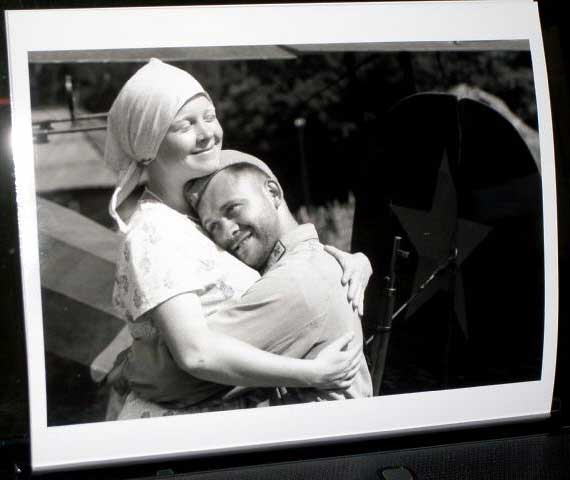 LIFE OF PRIVATE IVAN CHONKIN: Publicity Still Couple Hugging LIFE OF PRIVATE IVAN CHONKIN: Publicity Still Couple Hugging