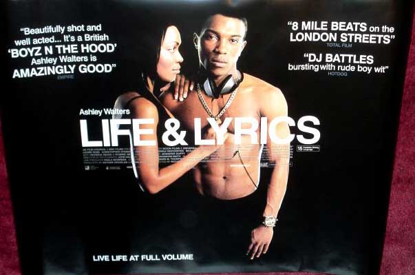 LIFE & LYRICS: UK Quad Film Poster LIFE & LYRICS: UK Quad Film Poster