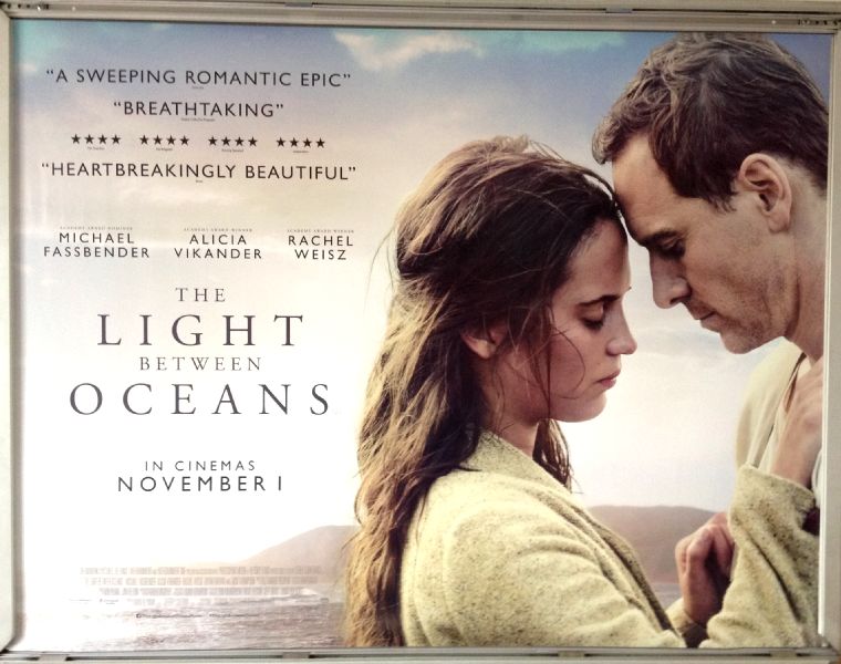 Cinema Poster: LIGHT BETWEEN OCEANS 2016 (Main Quad) Michael Fassbender Alicia Vikander Cinema Poster: LIGHT BETWEEN OCEANS 2016 (Main Quad) Michael Fassbender Alicia Vikander