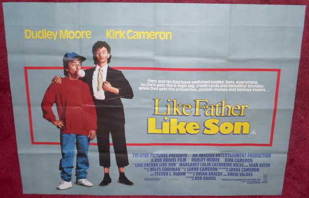 LIKE FATHER LIKE SON: UK Quad Film Poster LIKE FATHER LIKE SON: UK Quad Film Poster