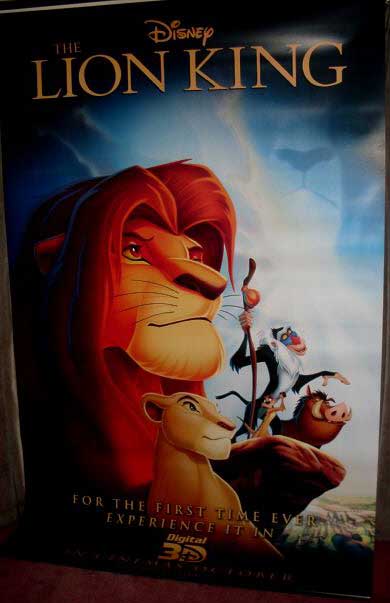 LION KING 3D, THE: Cinema Banner