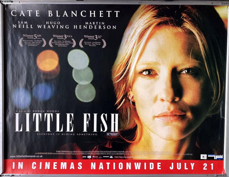 Cinema Poster: LITTLE FISH 2005 (Quad) Cate Blanchett Sam Neill Hugo Weaving Cinema Poster: LITTLE FISH 2005 (Quad) Cate Blanchett Sam Neill Hugo Weaving