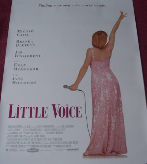 LITTLE VOICE: Main One Sheet Film Poster LITTLE VOICE: Main One Sheet Film Poster