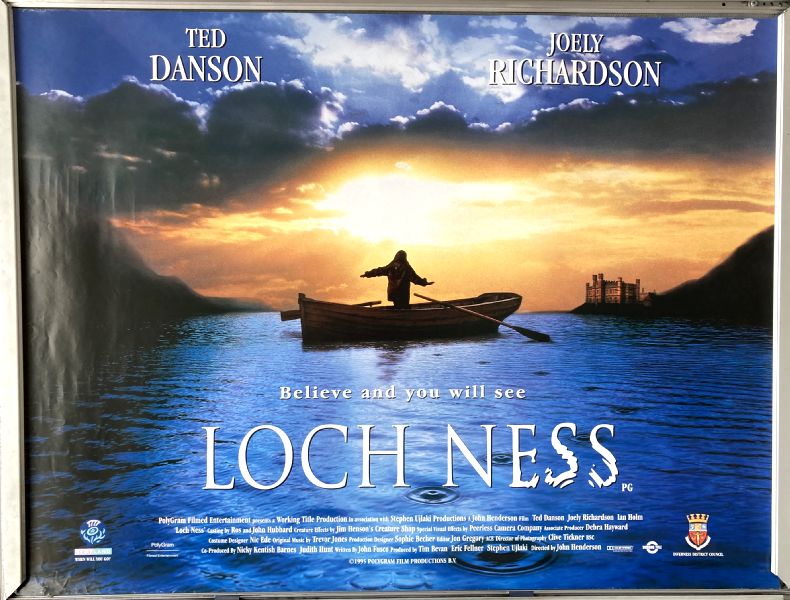 Cinema Poster: LOCH NESS 1996 (Quad) Ted Danson Joely Richardson Ian Holm Cinema Poster: LOCH NESS 1996 (Quad) Ted Danson Joely Richardson Ian Holm