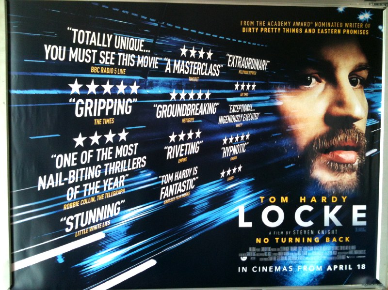 LOCKE: UK Quad Film Poster LOCKE: UK Quad Film Poster