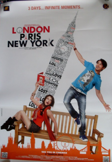 LONDON PARIS NEW YORK: One Sheet Film Poster LONDON PARIS NEW YORK: One Sheet Film Poster