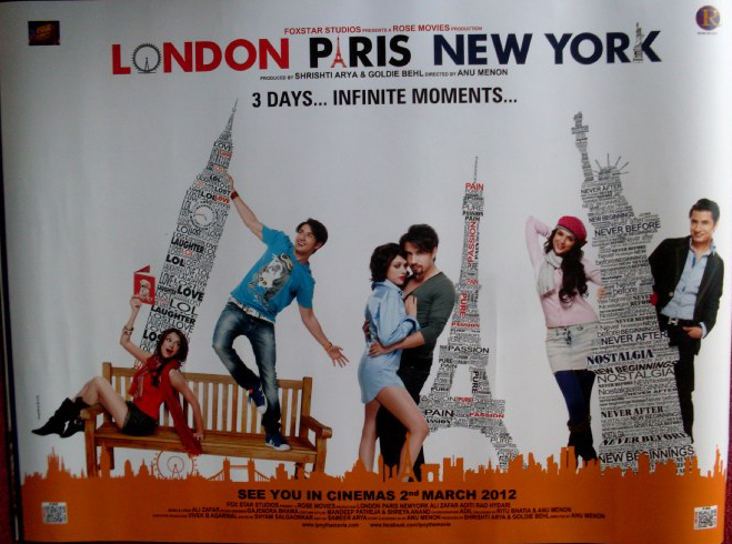 LONDON PARIS NEW YORK: UK Quad Film Poster LONDON PARIS NEW YORK: UK Quad Film Poster