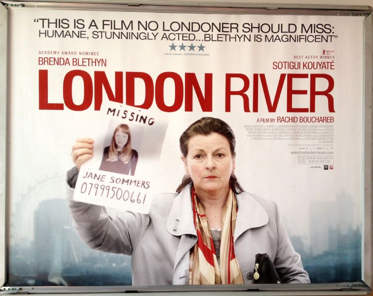 Cinema Poster: LONDON RIVER 2009 (Quad) Brenda Blethyn Sotigui Kouyaté