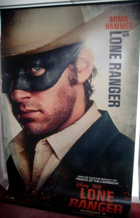 LONE RANGER, THE: Armie Hammer Cinema Banner LONE RANGER, THE: Armie Hammer Cinema Banner