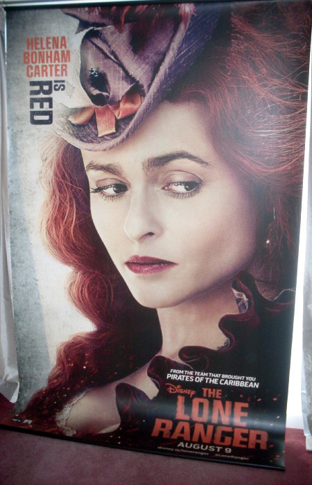 LONE RANGER, THE: Red/Helena Bonham Carter Cinema Banner LONE RANGER, THE: Red/Helena Bonham Carter Cinema Banner