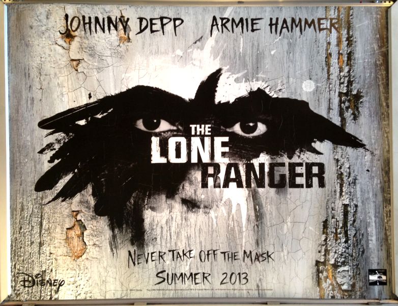 Cinema Poster: LONE RANGER, THE 2013 (Advance Quad) Johnny Depp Armie Hammer Cinema Poster: LONE RANGER, THE 2013 (Advance Quad) Johnny Depp Armie Hammer
