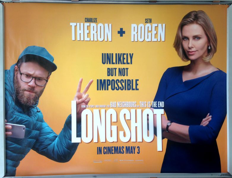 Cinema Poster: LONG SHOT 2019 (Quad) Charlize Theron Seth Rogen