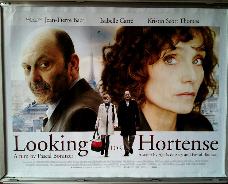 Cinema Poster: LOOKING FOR HORTENSE 2013 (Quad) Kristin Scott Thomas Claude Rich