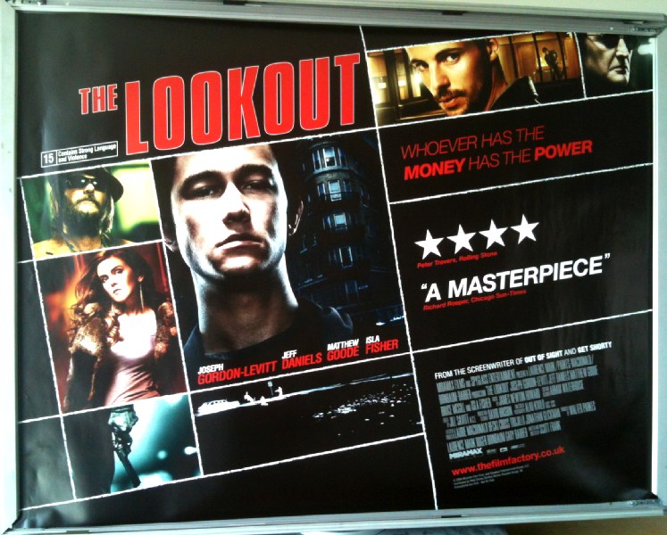 LOOKOUT, THE: Main UK Quad Film Poster