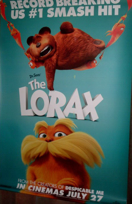 DR SEUSS THE LORAX: Bear Cinema Banner