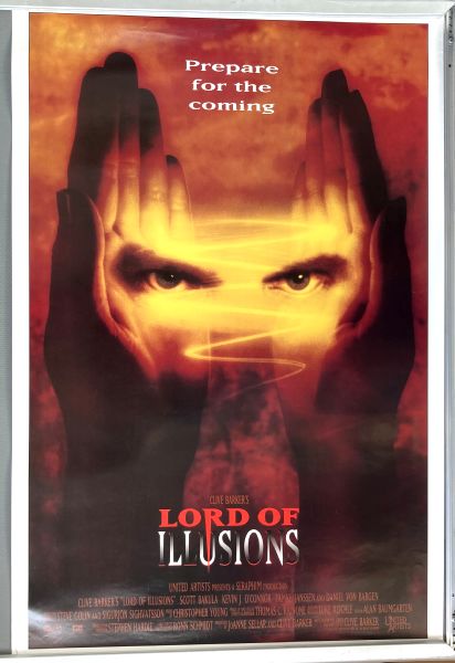 Cinema Poster: LORD OF ILLUSIONS 1995 (One Sheet) Clive Barker Scott Bakula Cinema Poster: LORD OF ILLUSIONS 1995 (One Sheet) Clive Barker Scott Bakula