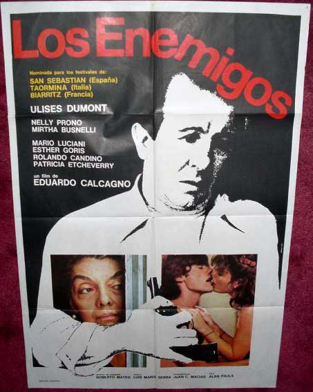 LOS ENEMIGOS: Argentinian Film Poster LOS ENEMIGOS: Argentinian Film Poster
