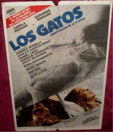 LOS GATOS: Argentinian Film Poster LOS GATOS: Argentinian Film Poster
