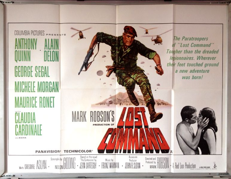 Cinema Poster: LOST COMMAND 1966 (Green Text Quad) Anthony Quinn George Segal