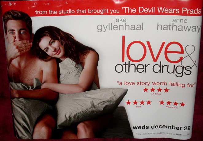 LOVE AND OTHER DRUGS: Review Quad Film Poster