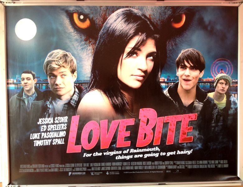 Cinema Poster: LOVE BITE 2015 (Quad) Jessica Szohr Timothy Spall