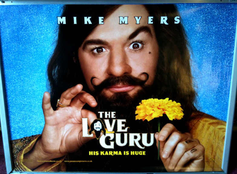 LOVE GURU, THE: Advance UK Quad Film Poster LOVE GURU, THE: Advance UK Quad Film Poster