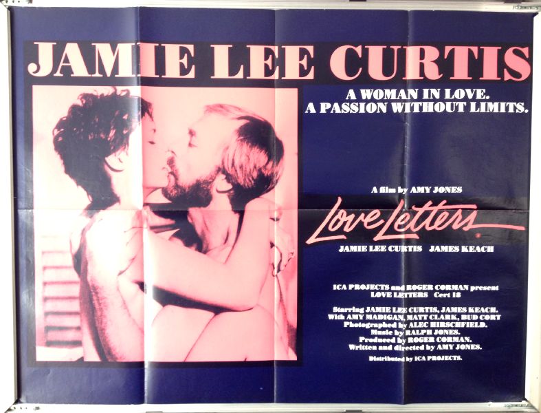 Cinema Poster: LOVE LETTERS 1983 (Quad) Jamie Lee Curtis Bonnie Bartlett