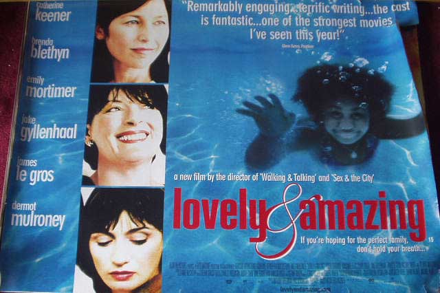 LOVELY AND AMAZING: UK Quad Film Poster LOVELY AND AMAZING: UK Quad Film Poster