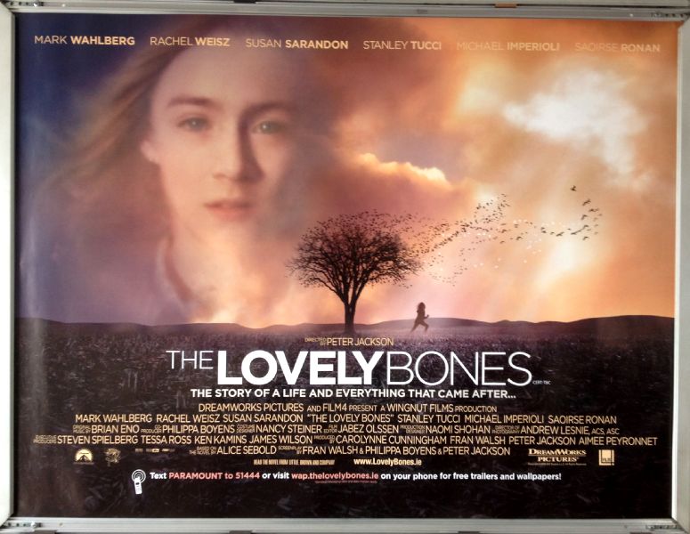 Cinema Poster: LOVELY BONES, THE 2009 (Irish Quad) Saoirse Ronan Mark Wahlberg
