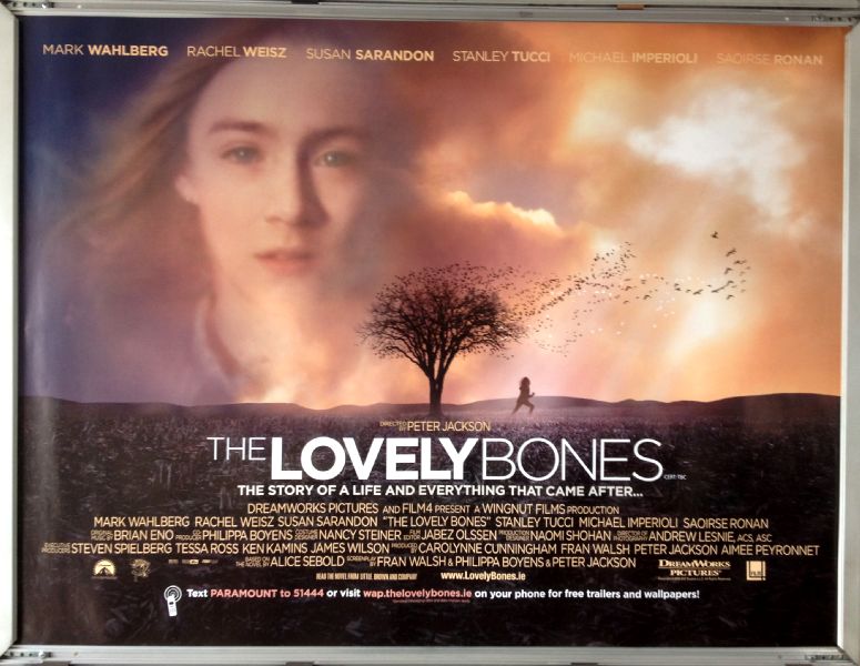 Cinema Poster: LOVELY BONES, THE 2009 (Irish Quad) Saoirse Ronan Mark Wahlberg Cinema Poster: LOVELY BONES, THE 2009 (Irish Quad) Saoirse Ronan Mark Wahlberg
