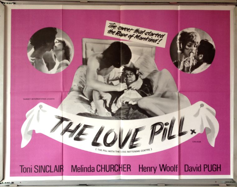 Cinema Poster: LOVE PILL, THE 1972 (Quad) Henry Woolf Toni Sinclair Cinema Poster: LOVE PILL, THE 1972 (Quad) Henry Woolf Toni Sinclair