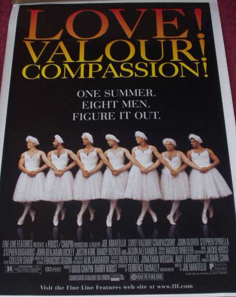 LOVE! VALOUR! COMPASSION!: Main One Sheet Film Poster